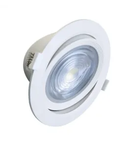 Spot LED SMD Orientable 18W 1200lm 38° Ø145mmx55mm - Blanc Chaud 3000K