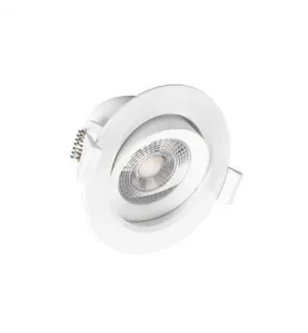 Spot LED Orientable 5W 350lm 38° Ø90mmx44mm - Blanc du Jour 4000K