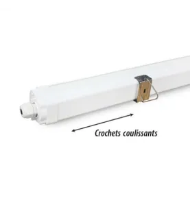 Réglette LED Étanche Intégrées Traversant AC220/240V 35W 4200lm 120° Étanche IP65 IK10 - Blanc Naturel 5000K