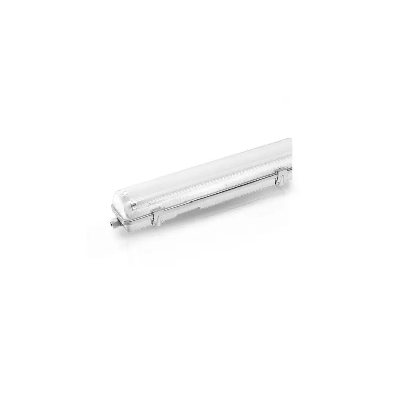 Boitier LED pour 2 Tubes T8 36W 180° Étanche IP65 IK10 1200mm