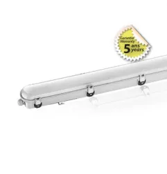 Réglette LED AC220/240V 20-36W 2800-5040lm 120° Étanche IP66 IK09 1200mm - Blanc du Jour 6000K