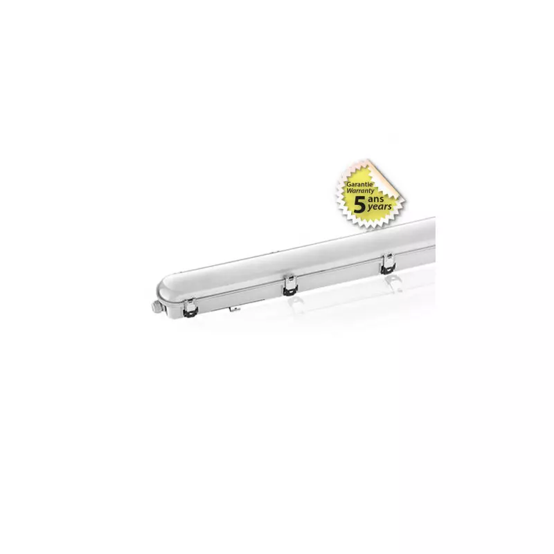 Réglette LED AC220/240V 20-36W 2800-5040lm 120° Étanche IP66 IK09 1200mm - Blanc du Jour 6000K