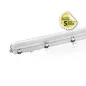 Réglette LED AC220/240V 20-36W 2800-5040lm 120° Étanche IP66 IK09 1200mm - Blanc du Jour 6000K