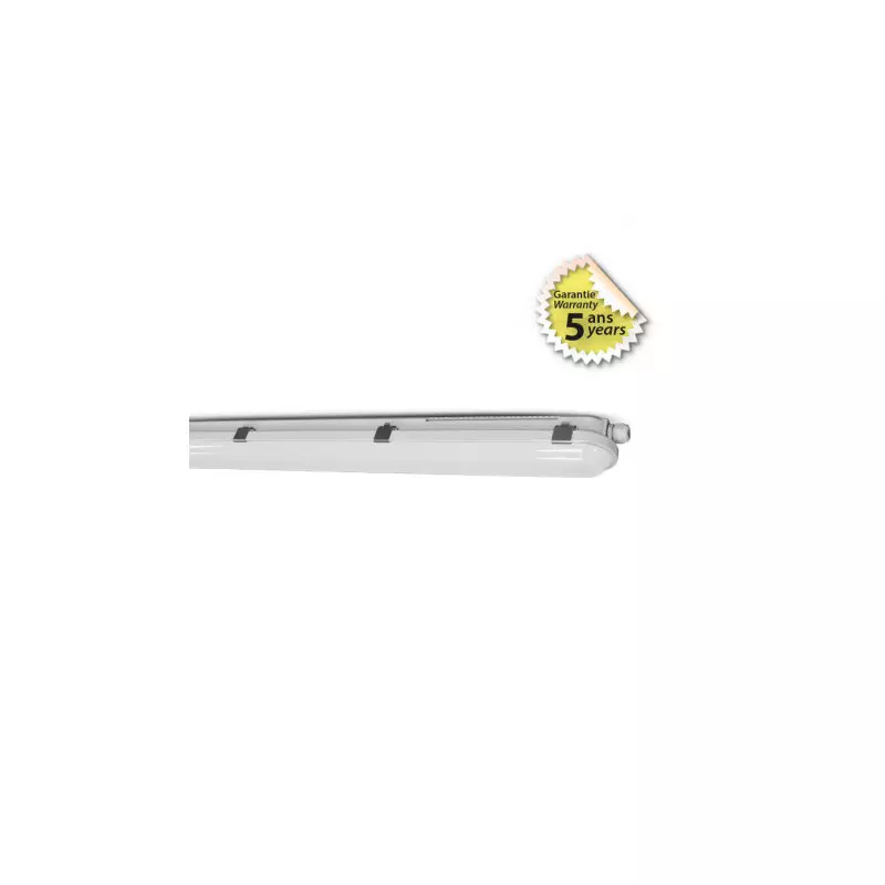 Boitier Étanche LED AC220/240V 30-55W 4480-7540lm 120° Etanche IP65 IK10 1560x100mm - Blanc Naturel 4000K