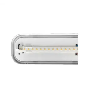 Boitier LED Intégrées Traversant AC220/240V 20W 2200lm 110° Etanche IP65 IK08 600mm - Blanc Naturel 4000K