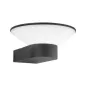 Applique Murale LED AC220/240V 13W 500lm 110° Gris Étanche IP54 IK08 89mmx198mm - Blanc Chaud 3000K