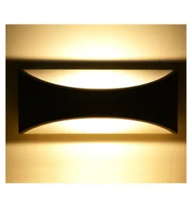 Applique Murale LED 12W 660lm 160° 230V IP65 - Blanc Chaud 3000K