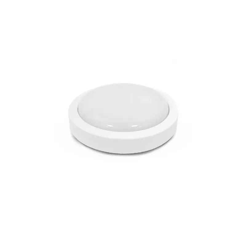 Plafonnier LED à Détecteur 12W 1320lm 110° IP65 Ø190mmx65mm - Blanc Naturel 4000K