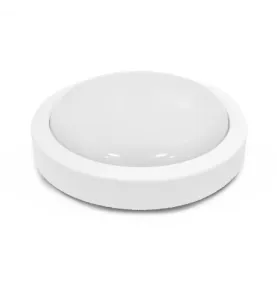 Plafonnier LED à Détecteur 12W 1320lm 110° IP65 Ø190mmx65mm - Blanc Naturel 4000K