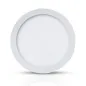 Plafonnier LED AC200/240V 18W 1400lm 120° IP40 Ø222mm - Blanc Naturel 4000K