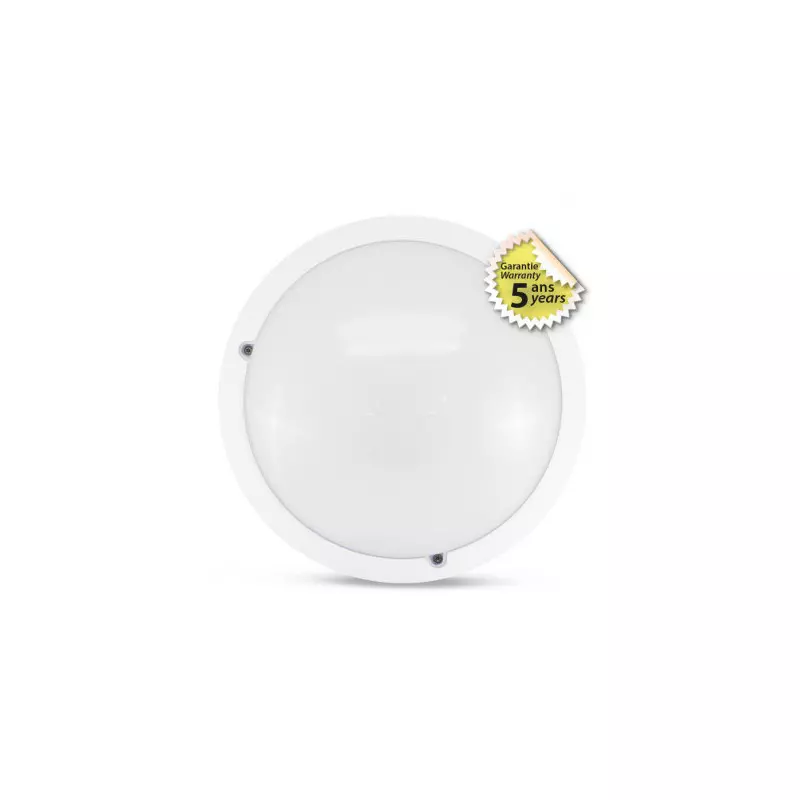 Plafonnier LED à Détecteur 18W 1980lm 120° IP65 Ø300 - Blanc Naturel 4500K