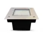 Spot LED Encastrable Sol Carré 9W 740lm 38° 150mmx150mm - Blanc Chaud 3000K