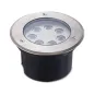 Spot LED Encastrable Sol Rond 7W 530lm 45° IP67 Ø165mmx89mm - Blanc Naturel 4000K