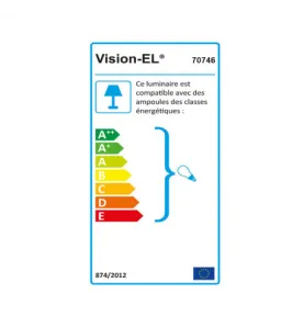 Spot Encastrable Sol E27 110° IP44 Rectangle 233mmx101mm