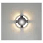 Spot LED 4 Diffuseurs DC/AC12V 1W 21lm 4x70° Etanche IP67 IK06 Ø70mm - Blanc Naturel 4000K