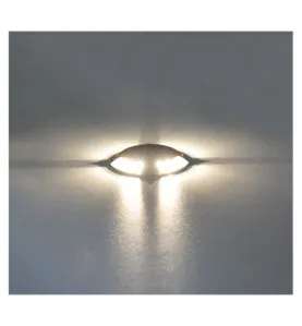 Spot LED 4 Diffuseurs DC/AC12V 1W 21lm 4x70° Etanche IP67 IK06 Ø70mm - Blanc Naturel 4000K