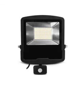 Projecteur LED avec Détecteur Réglable AC220/240V 70W 8400lm 110° Étanche IP65/44 IK06 361mmx282mm - Blanc Chaud 3000K