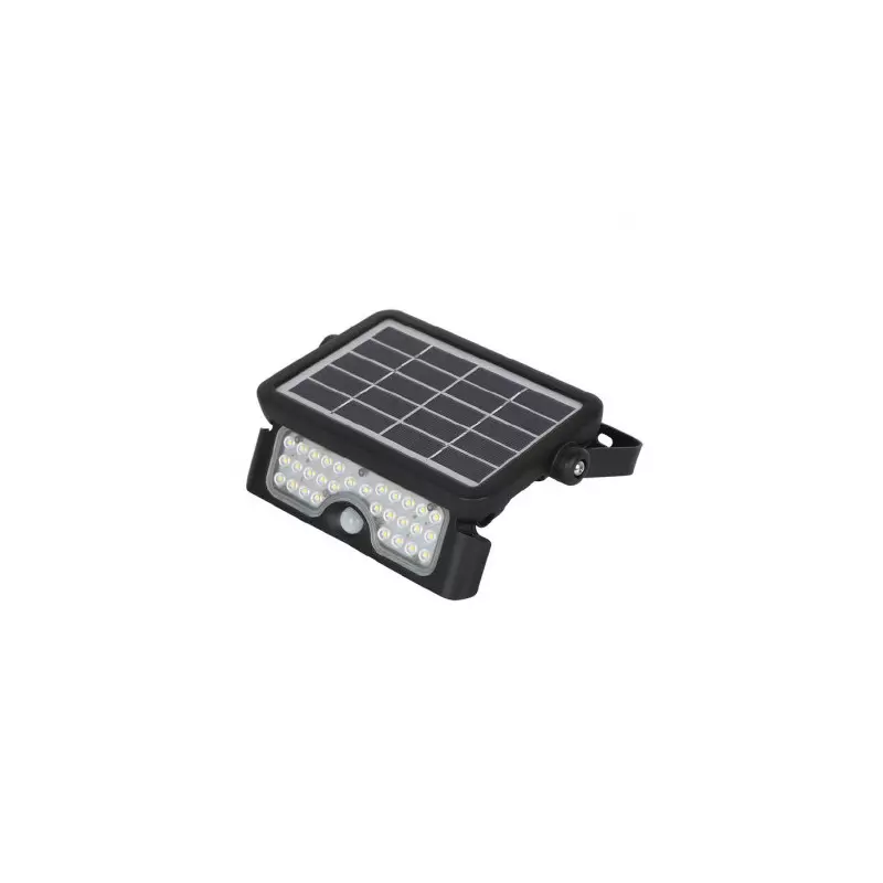 Projecteur LED Solaire 5W 500lm 112° Etanche IP65 IK08 232x149mm - Blanc Naturel 4000K