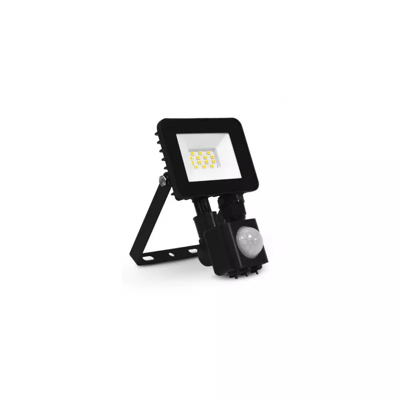 Projecteur LED Détecteur Réglable AC200/240V 10W 790lm 110° Étanche IP65 IK06 128mmx94mm - Blanc Naturel 4000K