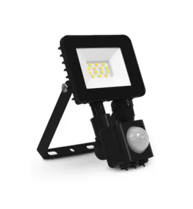 Projecteur LED Détecteur Réglable AC200/240V 10W 790lm 110° Étanche IP65 IK06 128mmx94mm - Blanc Naturel 4000K