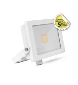 Projecteur LED Exterieur LED 30W 2400lm 120° Étanche IP65 IK07 198mm  - Blanc du Chaud 3000K