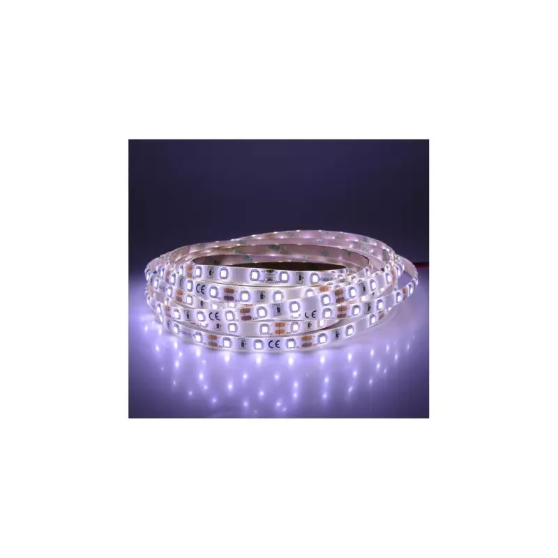 Bandeau LED 5 m 60 LED/m 24W IP65 - Blanc du Jour 6000K