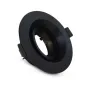 Support Spot Encastrable Plafond Rond Orientable 30° Noir Ø110x38mm