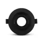 Support Spot Encastrable Plafond Rond Orientable 30° Noir Ø110x38mm