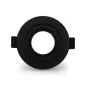 Support Spot Encastrable Plafond Rond Orientable 45° Noir Ø90 mm