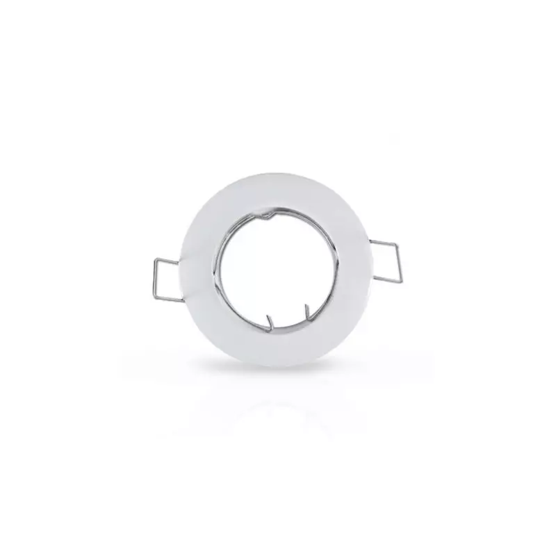 Support de Spot LED Encastrable Blanc IP20 Ø78mm - perçage Ø58mm