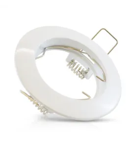 Support de Spot LED Encastrable Blanc IP20 Ø78mm - perçage Ø58mm