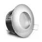 Support de Spot LED Chrome Etanche IP65 IK08 Ø84mm - perçage Ø70mm