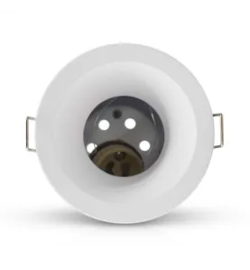 Support de Spot LED Encastrable + Douille GU10 Etanche IP65 Ø86mm - perçage Ø73 mm