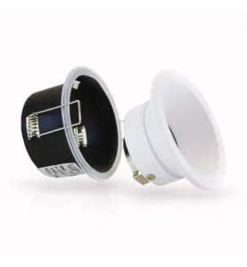 Support de Spot LED Blanc Etanche IP65 Ø85mm - perçage Ø75mm