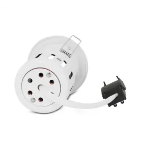 Support de Spot LED Encastrable + Douille GU10 Etanche IP65 Ø90mm - perçage Ø73mm