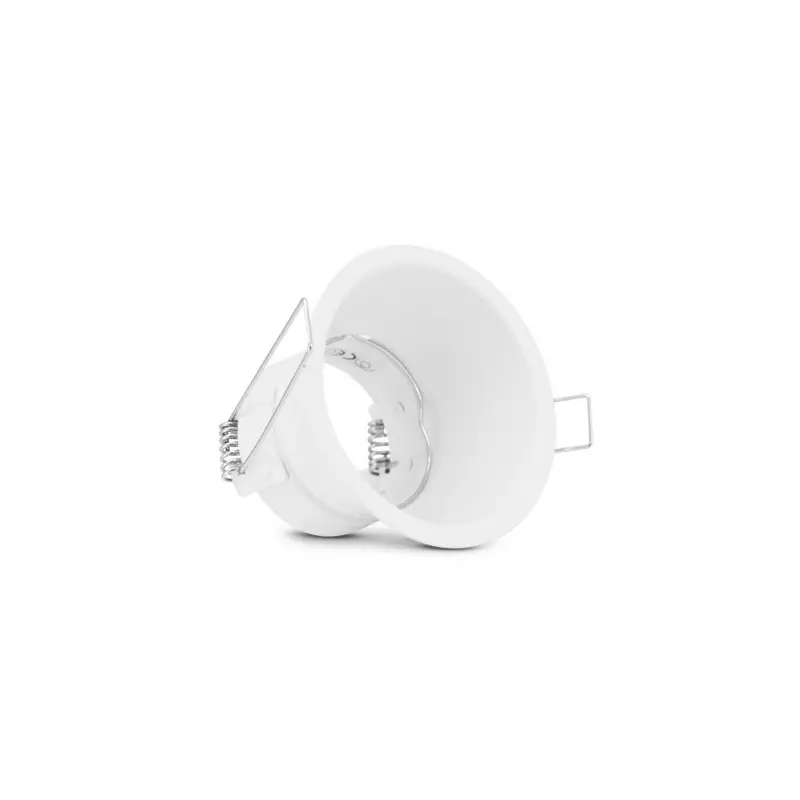 Support de Spot LED Rotatif Orientable 30° Blanc IP20 Ø83mm - perçage Ø72mm