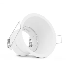 Support de Spot LED Rotatif Orientable 30° Blanc IP20 Ø83mm - perçage Ø72mm