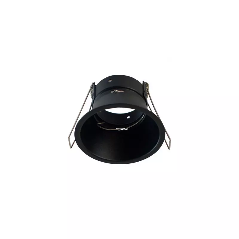 Support de Spot Basse Luminance Ø83mm IP20 Noir - perçage Ø74mm