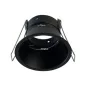 Support de Spot Basse Luminance Ø83mm IP20 Noir - perçage Ø74mm