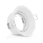 Support de Spot LED Rotatif Orientable 30° Blanc IP20 Ø85mm - perçage Ø75mm