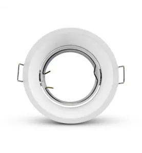 Support de Spot LED Rotatif Orientable 30° Blanc IP20 Ø85mm - perçage Ø75mm