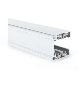 Rail Triphase Double Sens pour Spots LED AC220-240V Blanc 1m