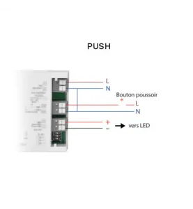 Alimentation pour LED AC220/240V 43W 0.26A 350-1050mA IP20 135x72mm