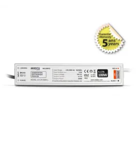 Alimentation LED 24V 100W DC IP67