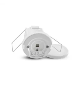 Détecteur de Mouvement Encastrable AC220/240V 400W 360° Etanche IP54 Ø50mm - perçage Ø40mm