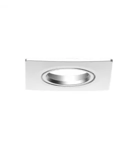 Collerette Basse Luminance Inclinable 20° IP20 82mmx82mm Aluminium