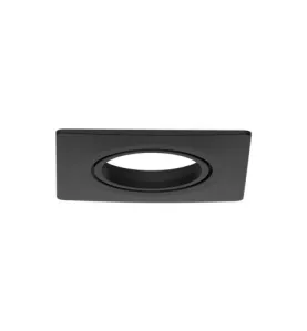 Collerette Basse Luminance Inclinable 20° IP20 82mmx82mm Noir