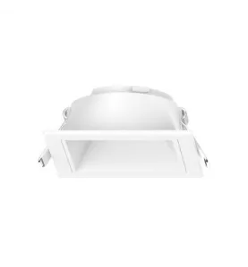 Collerette Basse Luminance IP20 82mmx82mm Blanc - perçage 68mmx68mm