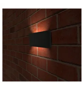 Applique Murale Rectangulaire LED 13W 4000K Gris Anthracite IP54