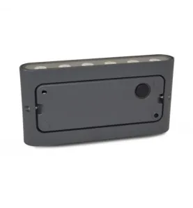 Applique Murale Rectangulaire LED 13W 4000K Gris Anthracite IP54